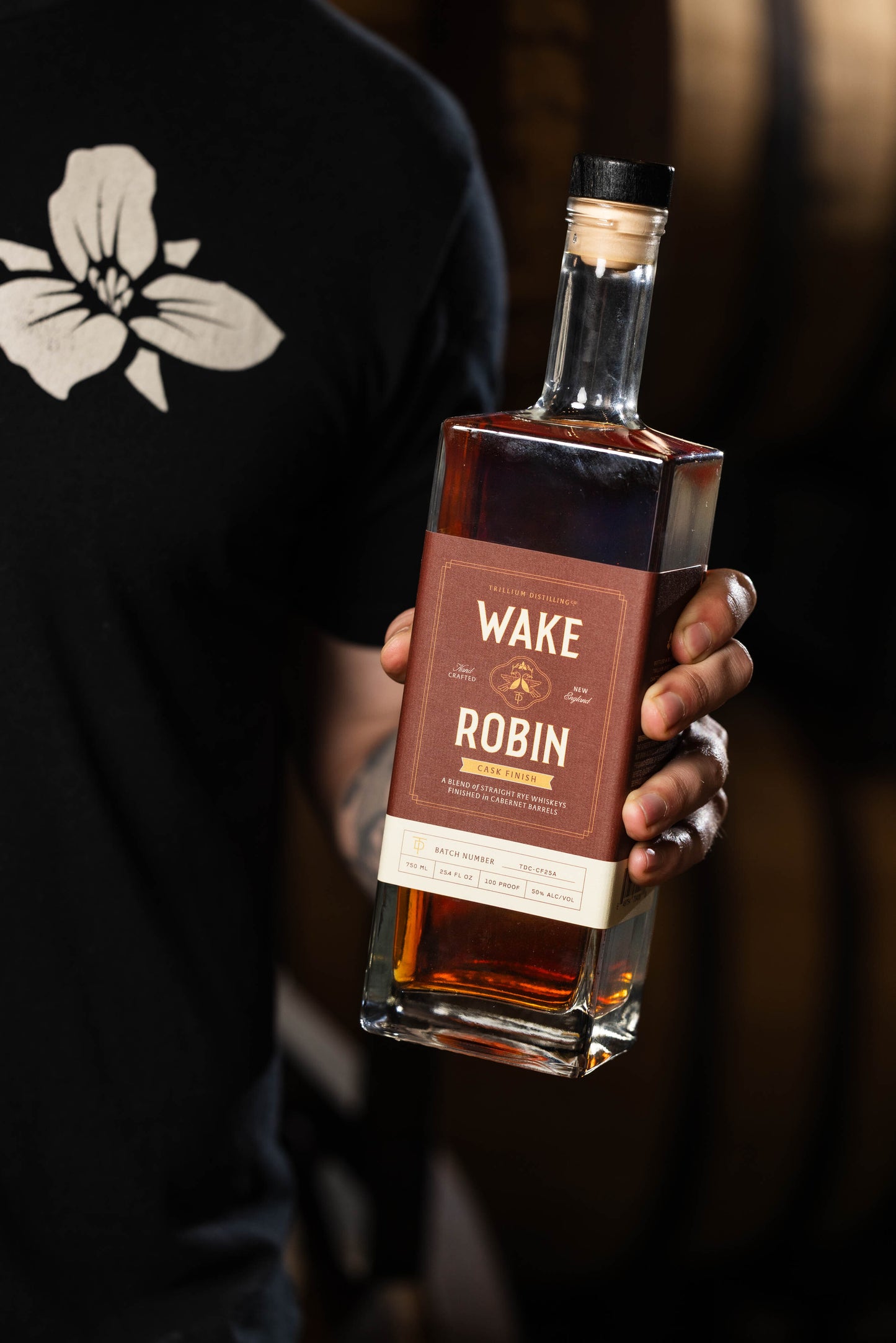 Wake Robin Cabernet Cask Finished Rye Whiskey