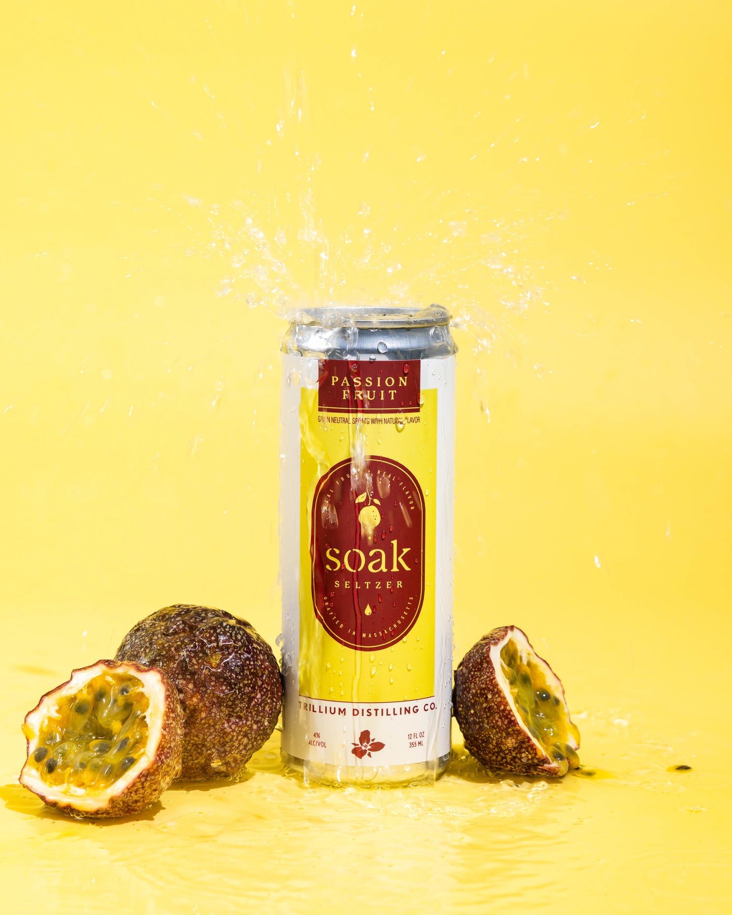 Soak Seltzer Passion Fruit
