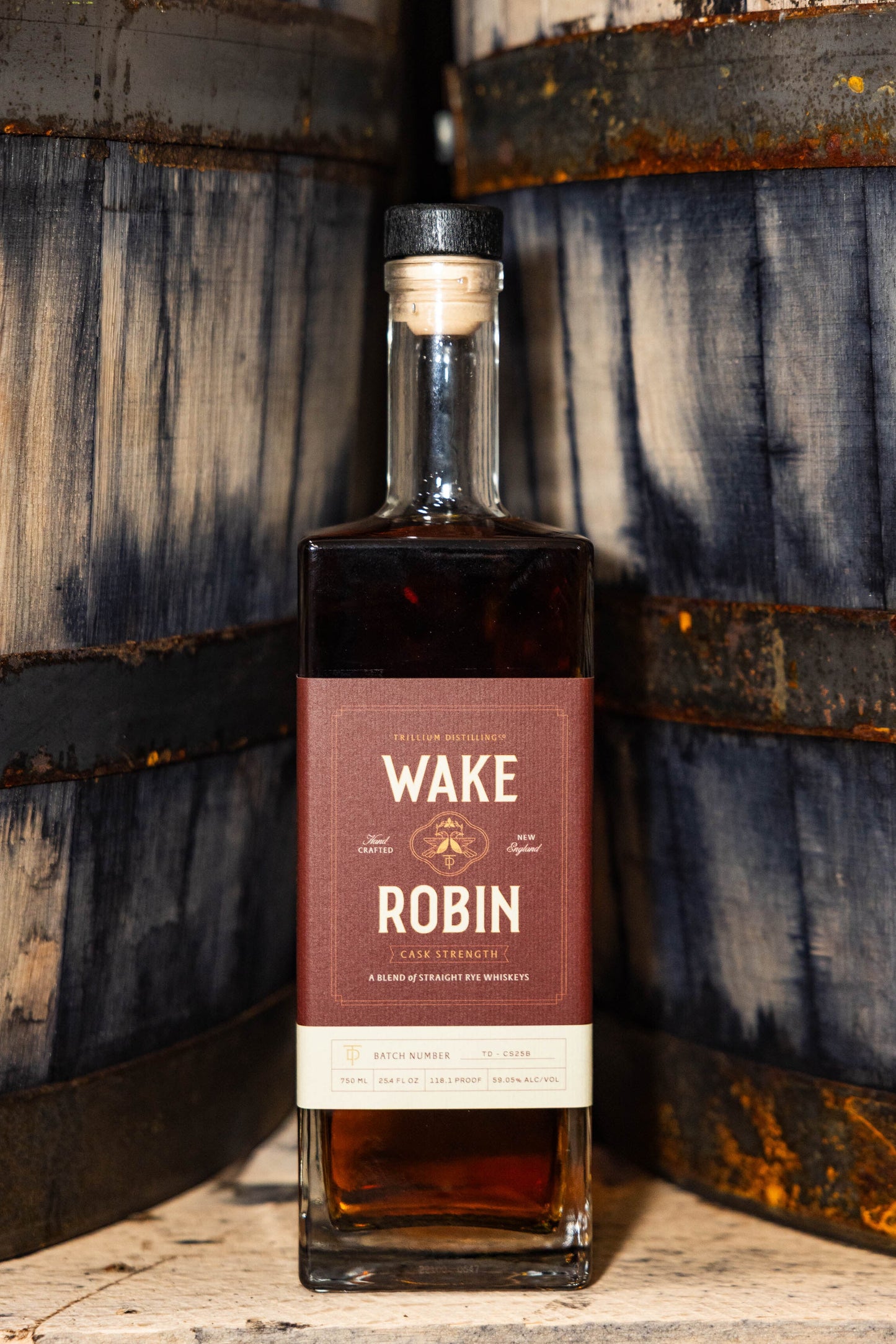 Wake Robin Cask Strength Rye Whiskey
